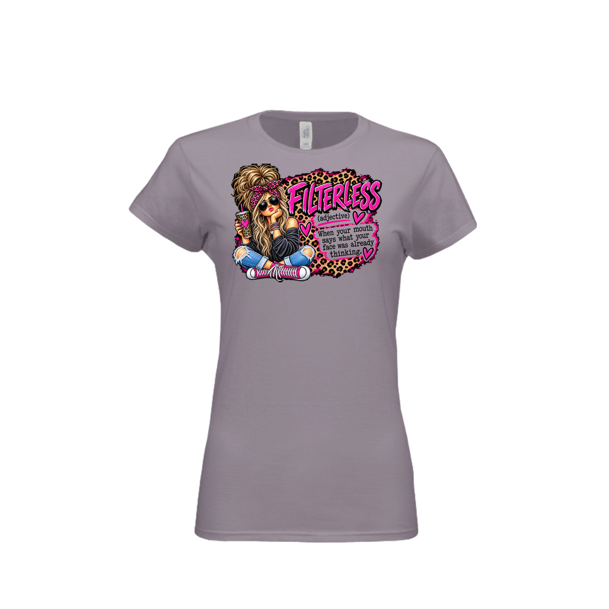 Paragon Filterless – My Face Was Already Saying What I Was Thinking T-Shirt, front view

