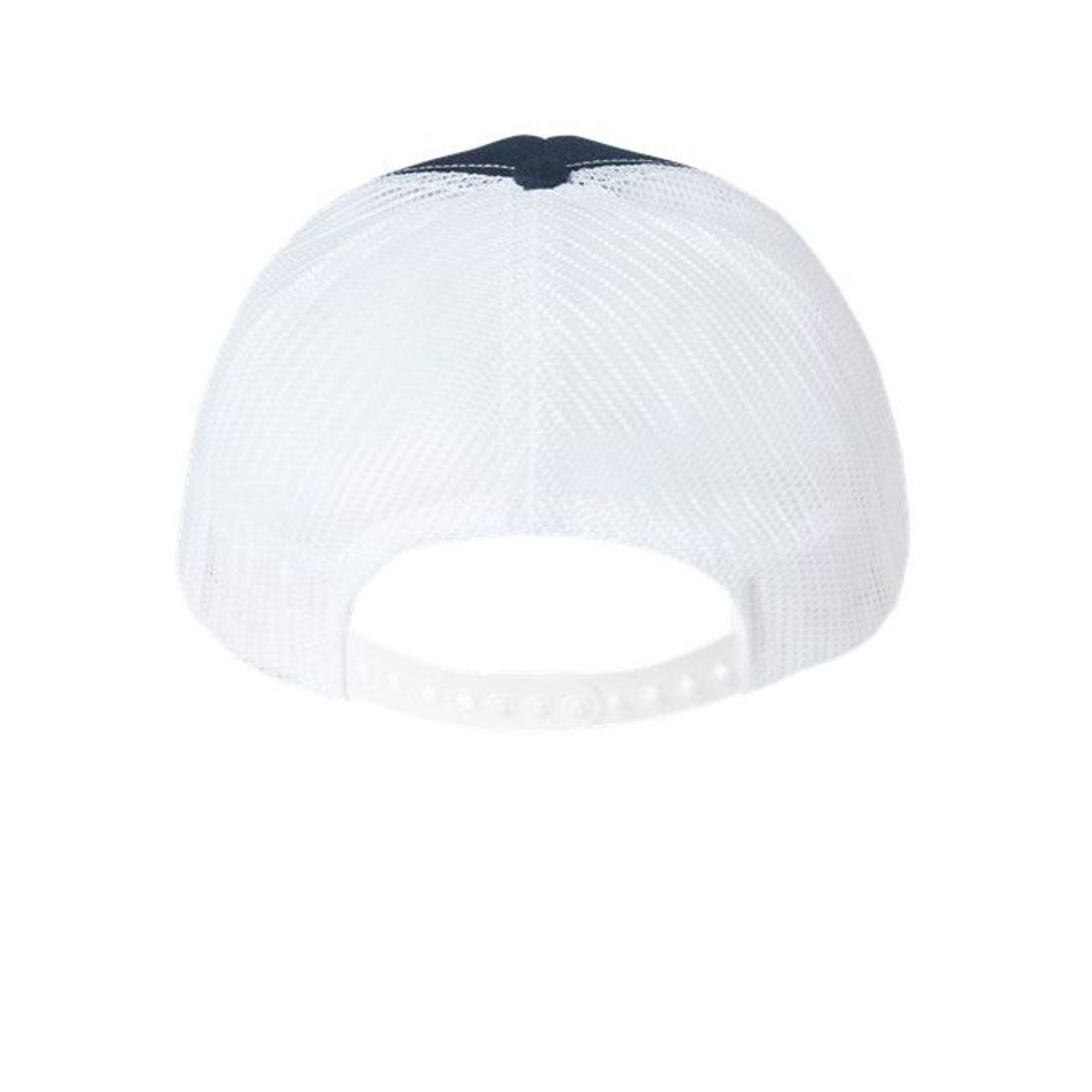 Alaska The Moose Have Right of Way Trucker Hat, back view
