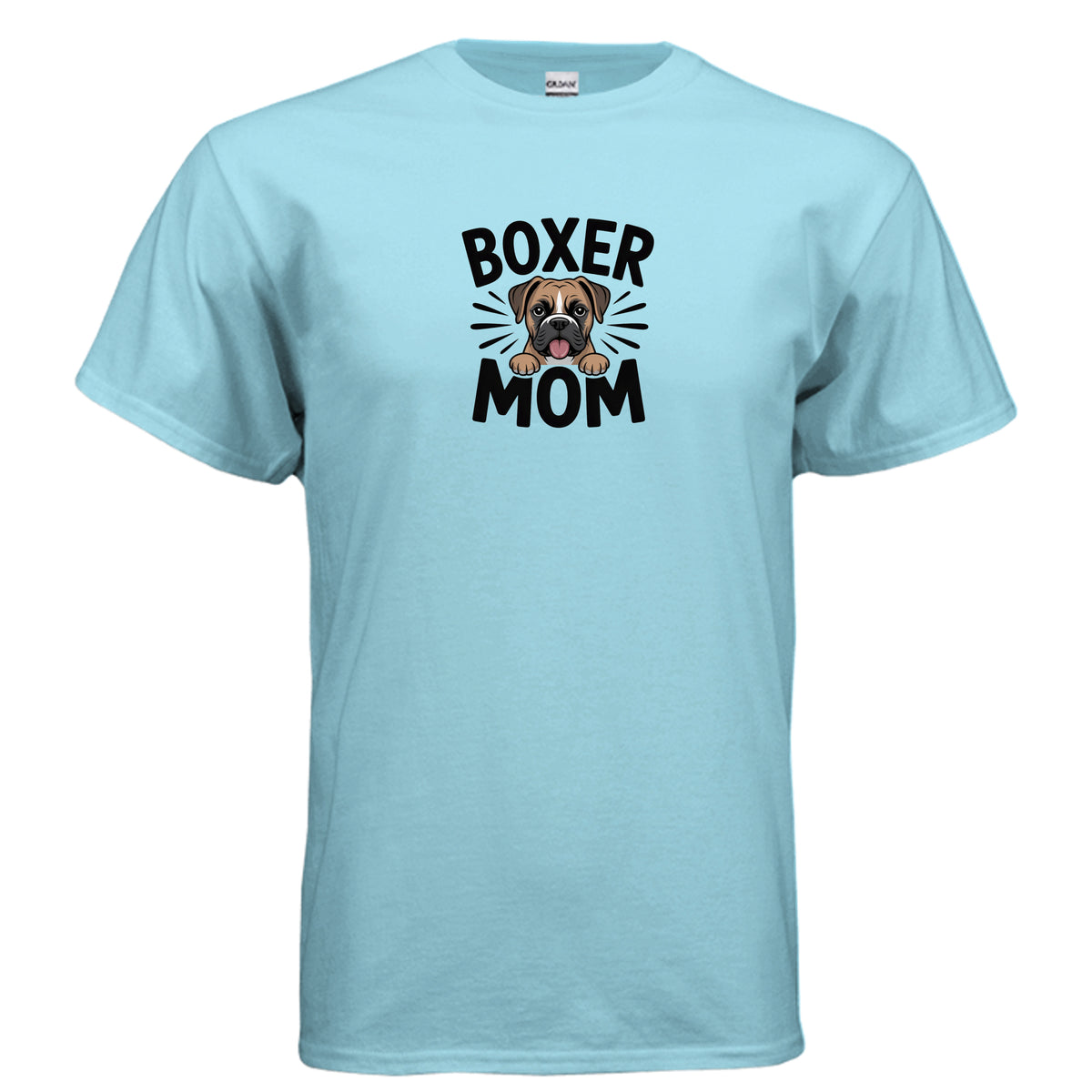 Sky Boxer Mom T-Shirt, product view