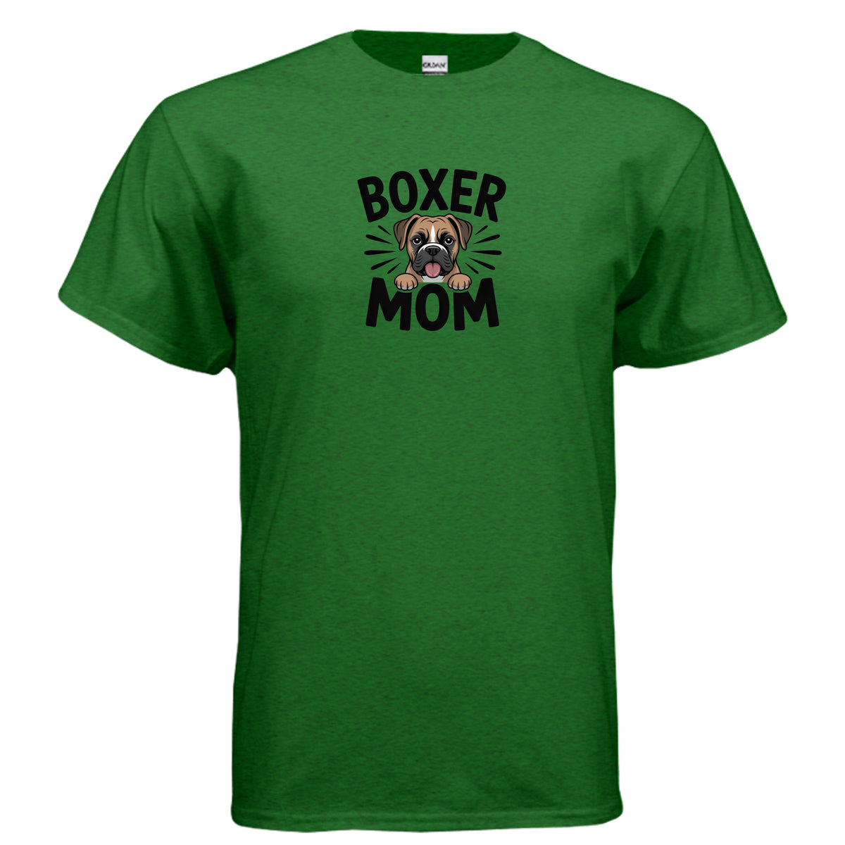 Antique Irish Green Boxer Mom T-Shirt, product view