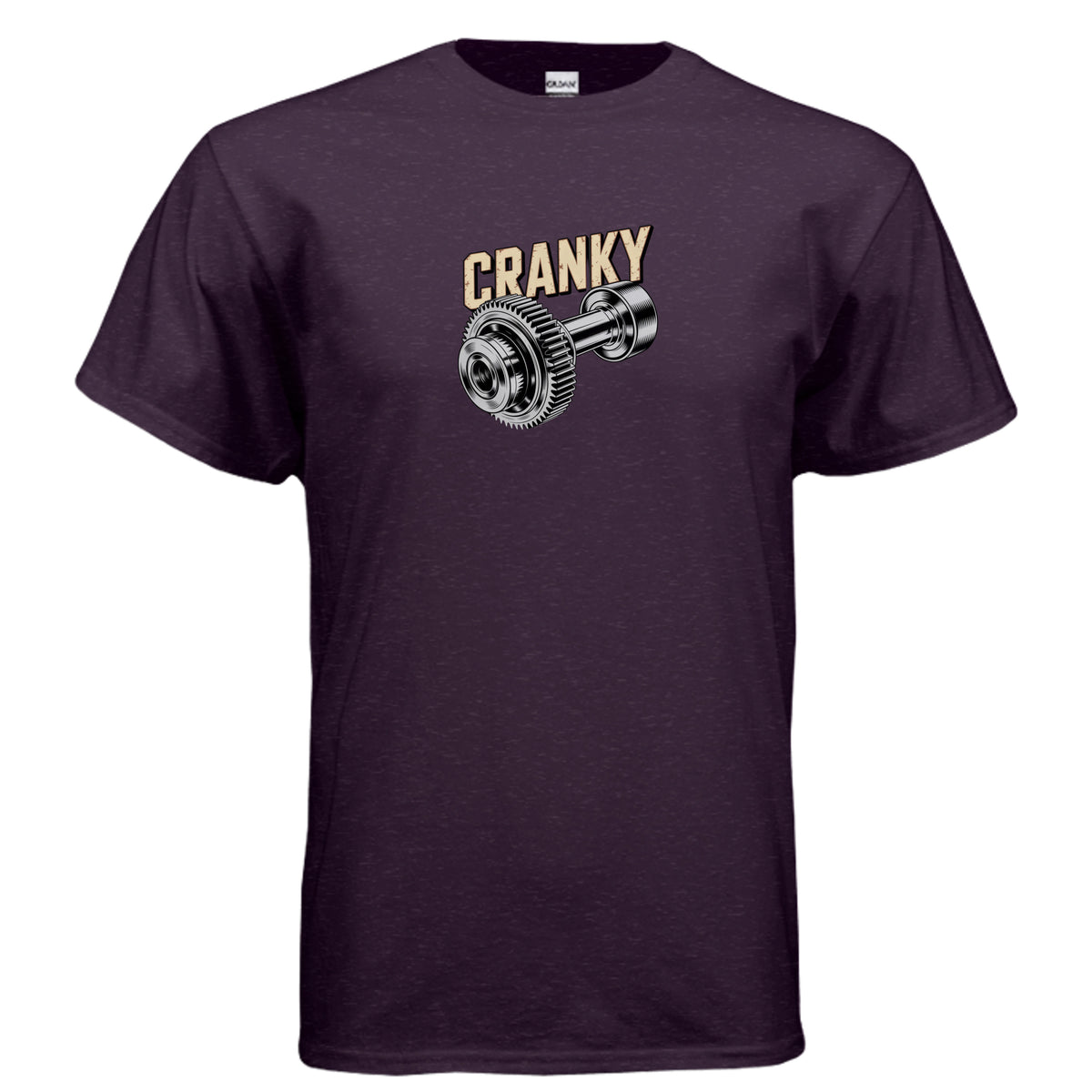 Blackberry Cranky Crankshaft T-Shirt, product view